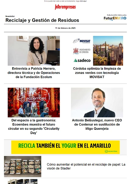 Newsletter Reciclaje y Gestión de Residuos