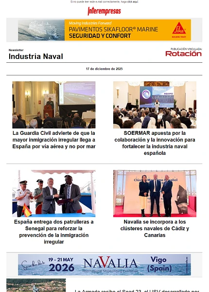 Newsletter Construcción Naval Newsletter Construcción Naval