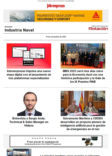 Newsletter Construcción Naval