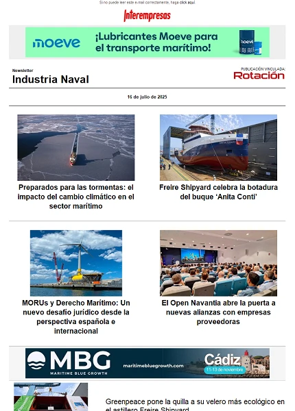 Newsletter Construcción Naval