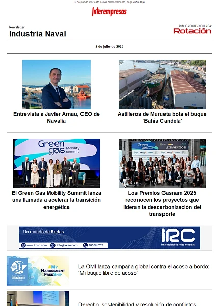 Newsletter Construcción Naval