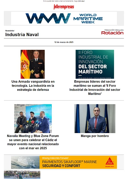 Newsletter Construcción Naval