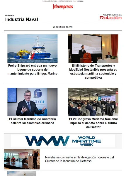 Newsletter Construcción Naval