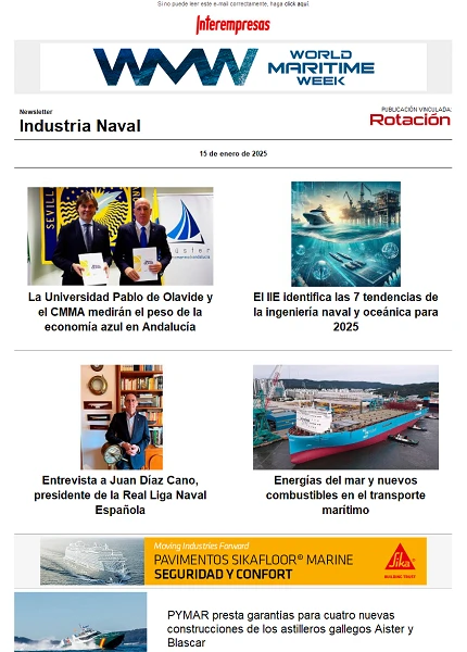 Newsletter Construcción Naval