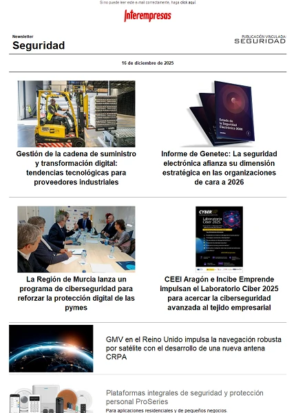 Newsletter Seguridad Newsletter Seguridad
