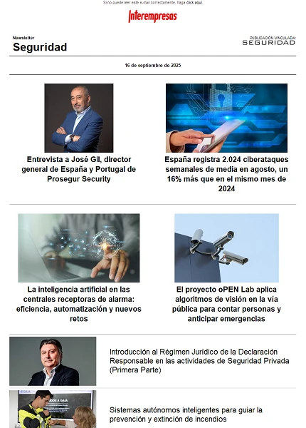 Newsletter Seguridad