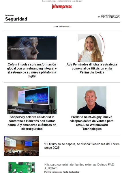 Newsletter Seguridad