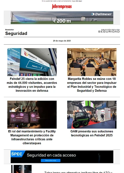 Newsletter Seguridad