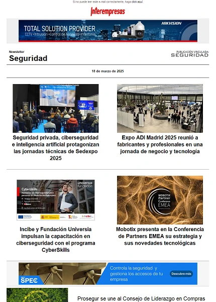 Newsletter Seguridad