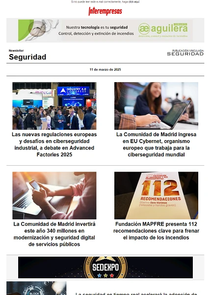 Newsletter Seguridad