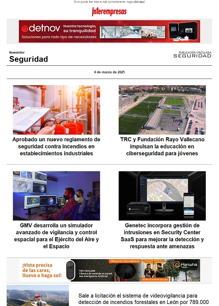 Newsletter Seguridad