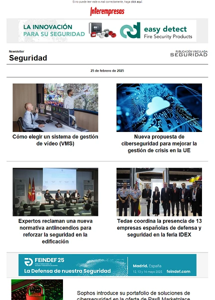 Newsletter Seguridad