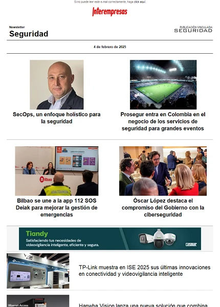 Newsletter Seguridad