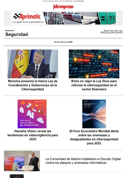 Newsletter Seguridad