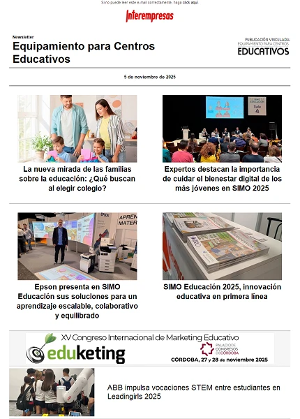 Equipamiento para Centros Educativos