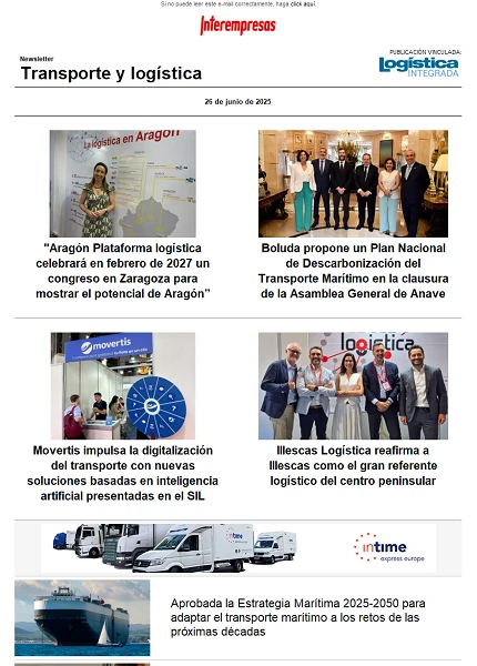 Newsletter Transporte y logística