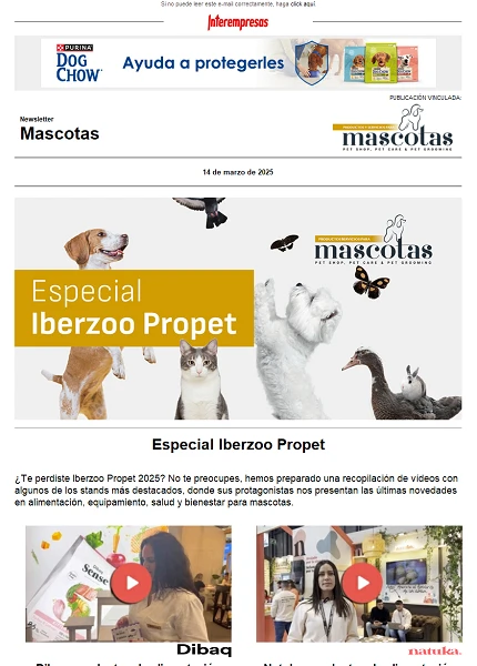 Newsletter Mascotas