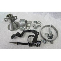 Abrazaderas metálicas de soporte