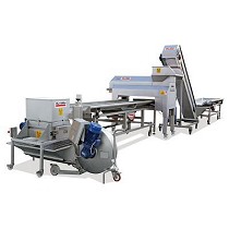 Lneas para la seleccin y el lavado de la uva