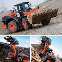 Palas cargadoras de ruedas