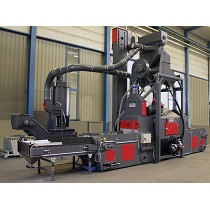 Granalladoras a cinta malla de alambre