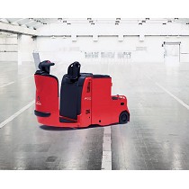 Tractor el�ctrico con plataforma
