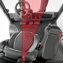 Asiento ajustable y giratorio 17�