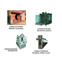 Instalaciones de pintado y acabado industrial