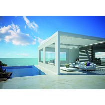 Prgolas con techo de lamas de aluminio