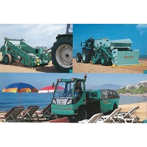 Limpiaplayas remolcadas