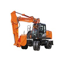 Excavadora de ruedas