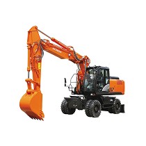 Excavadora de ruedas
