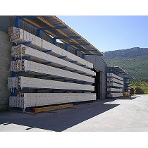 Estanteras para madera y viga laminada