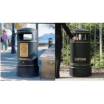 Papeleras urbanas de alta capacidad