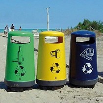 Papeleras para playas