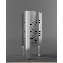 Papeleras metlicas de exterior