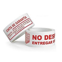 Cintas adhesivas de polipropileno preimpresa para expedicin