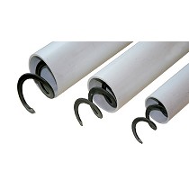 Distribucion de pienso por espiral