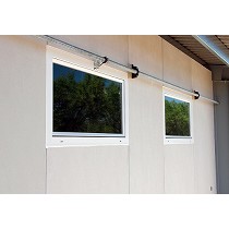 Entradas de aire de PVC y cristal