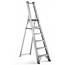 Escalera profesional con plataforma