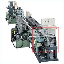 Perfiladora para baldas de estanteria