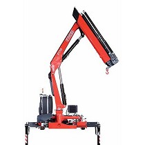 Gras articuladas sobre camin