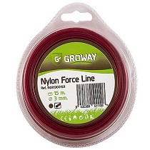 Hilo nylon para desbrozadora Groway Force line Blister Redondo