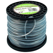 Hilo nylon para desbrozadora Groway Dual line Bobina Cuadrado