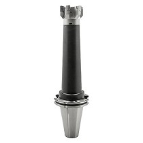 Planeado con cabezal PCD montado en un portaherraminetas extralargo