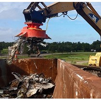 Electroimn circular conectado a batera