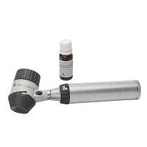 Dermatoscopio con filtro polarizador