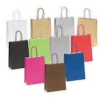 Mini bolsas kraft color