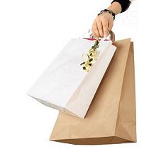 Bolsas kraft marrn o blanca