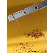 Ganchos con grapa para carriles